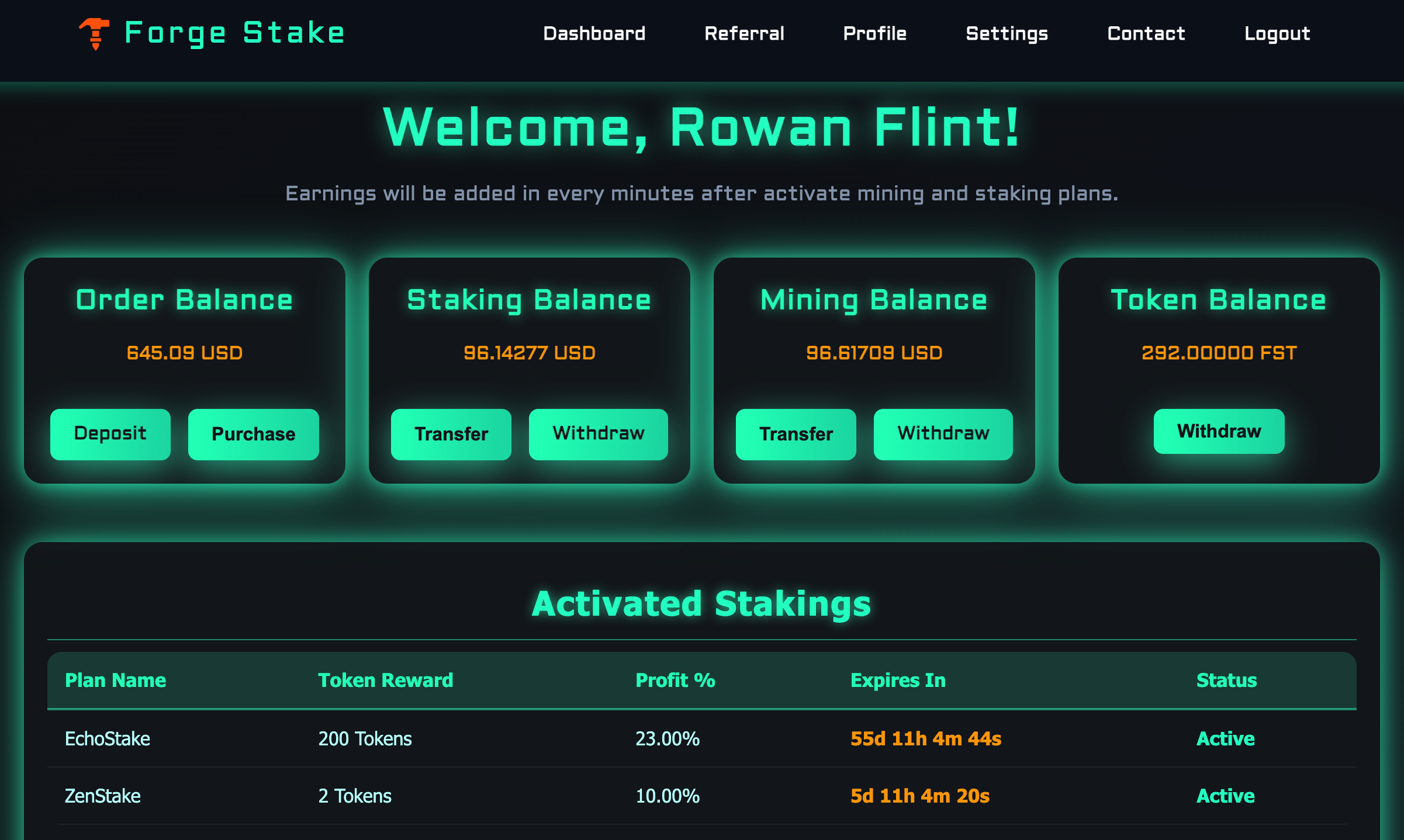 Dashboard Preview